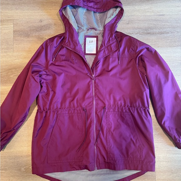 GAP Burgundy Hooded Jacket - Picture 1 of 3